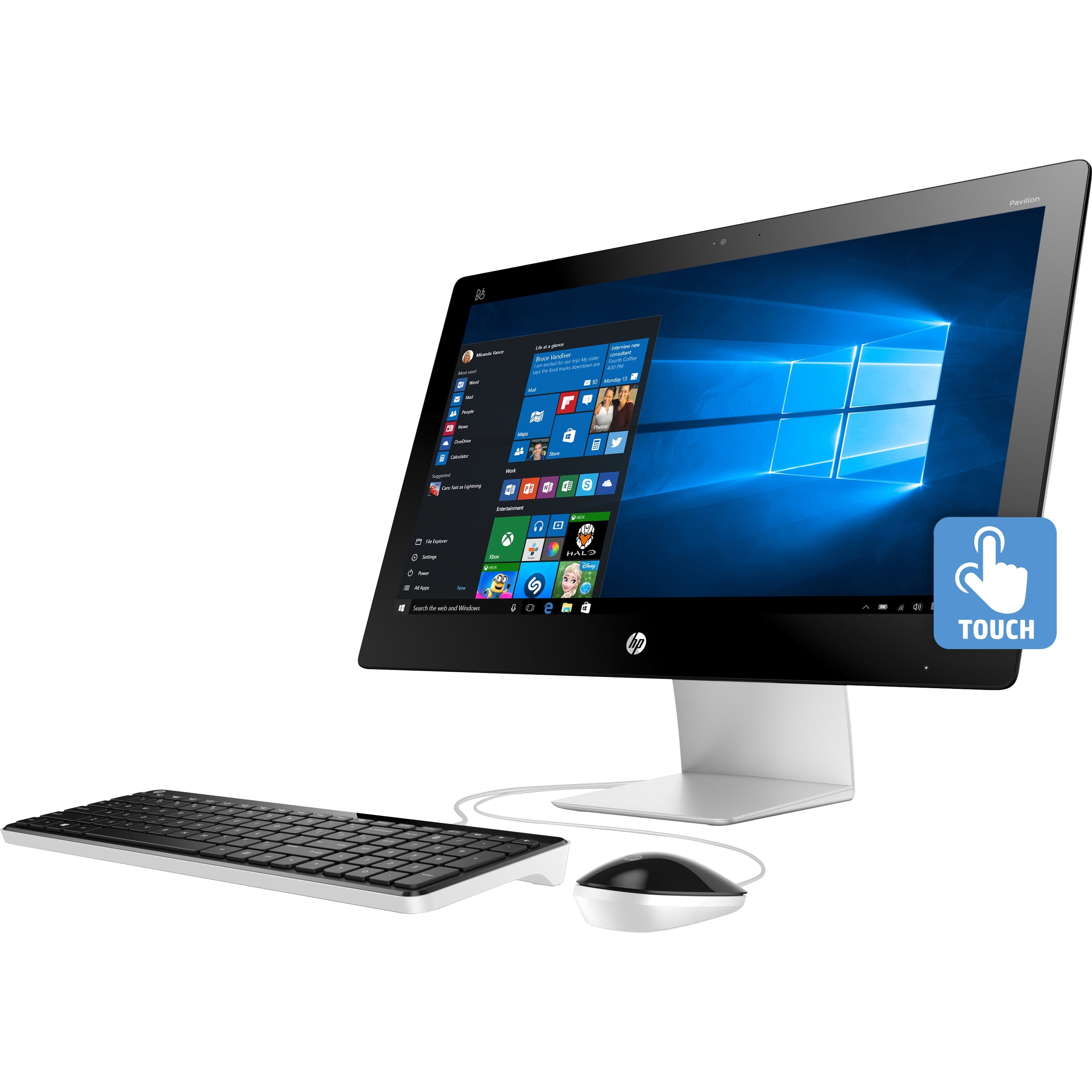 HP Pavilion 23" Full HD Touchscreen All-In-One Computer, AMD A-Series