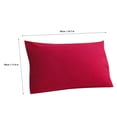 thumbnail image 7 of 30x50cm Pure Color Comfortable Skin Friendly Pillowcase Cushion Pillow Cover for Sofa Home Use(Type 5 ), 7 of 7