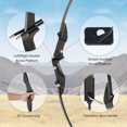 thumbnail image 5 of Recurve Bow and Arrow Set?Takedown Recurve Bows Archery for Adults Left and Right Hands 40lbs Archery Set, 5 of 8