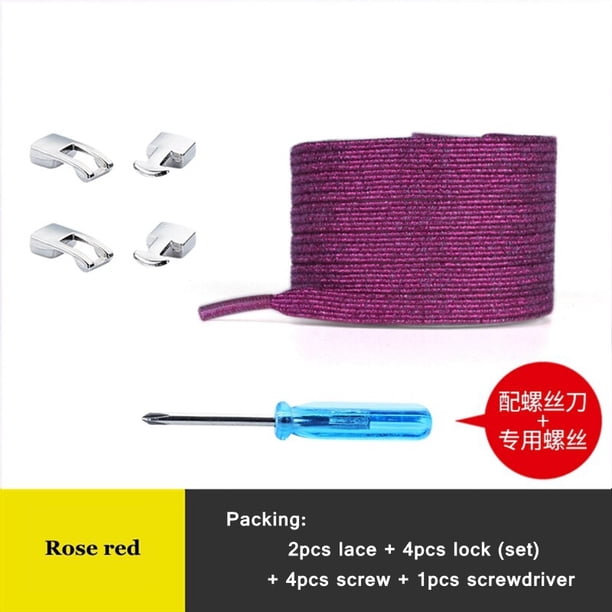 Cordones elásticos con hebilla cruzada para niños y adultos, Color caramelo, sin cordones Gao Jinjia LED