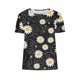 thumbnail image 3 of Tops de Ajuste Suelto para las Mujeres Impreso Manga Corta Suéter Camiseta Cuello Redondo Blusa Casual, Top de Moda para el Uso Diario Y las Salidas, 3 of 6