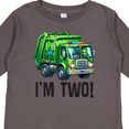 thumbnail image 4 of Inktastic 2nd Birthday Garbage Truck Party Boys Long Sleeve Toddler T-Shirt, 4 of 5