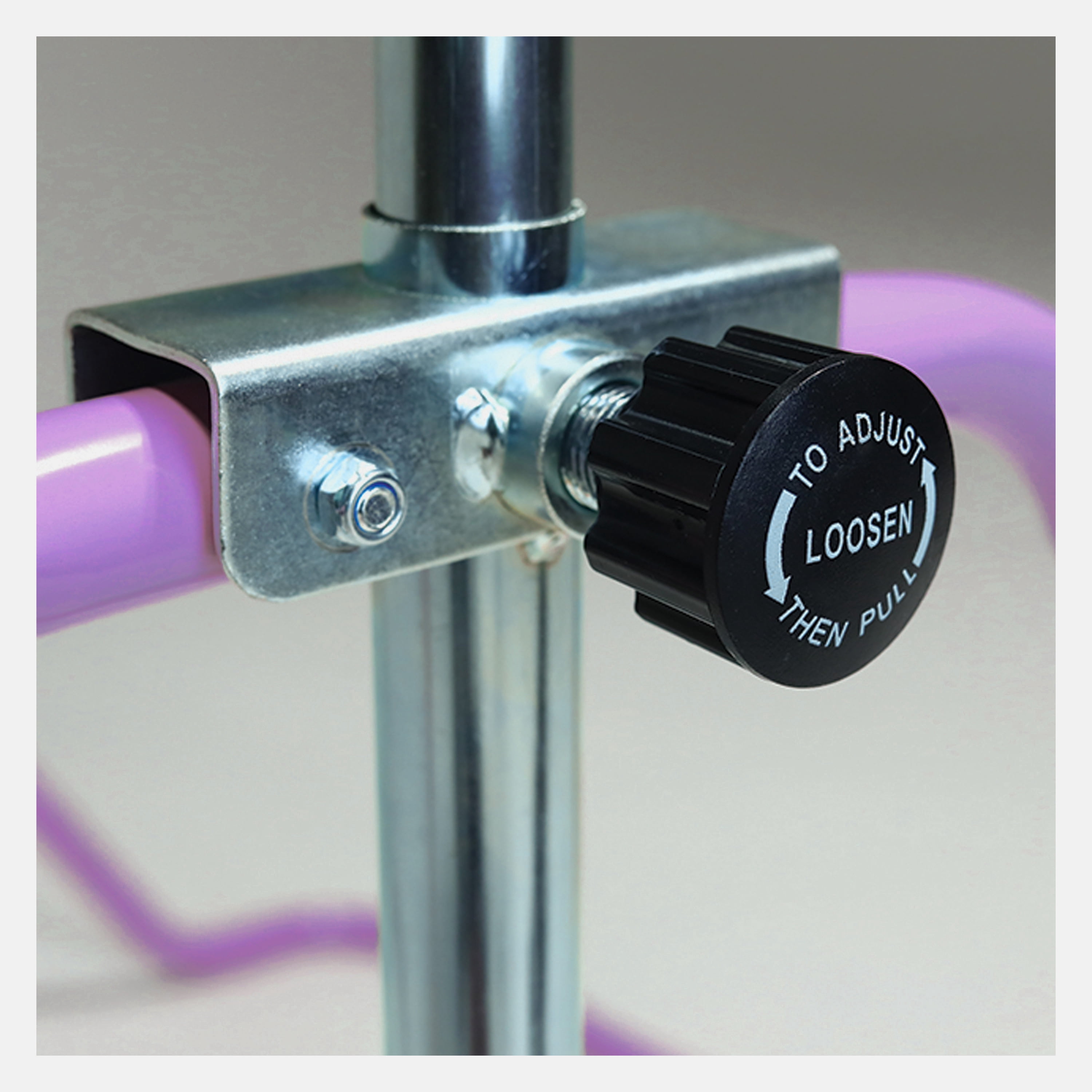 CAP Adjustable Height Horizontal Gymnastics Bar for Kids, Purple