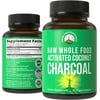 Peak Performance Activated Charcoal Vegan Capsules from Wild Harvested Coconut Shells. Best Safe Charcoal Pills Supplement for Detox, Gas Relief, Bloating. for Men and Women 90 All Natural Tablets