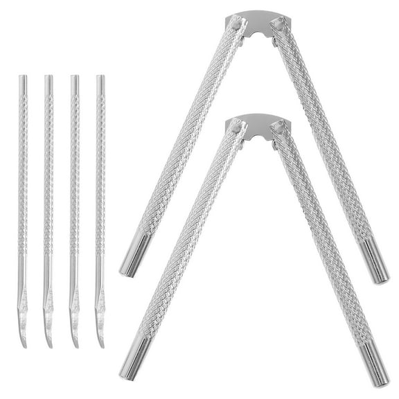 FRCOLOR 1 Set Stainless Steel Nut And Seafood Crackers Crab Leg Tools Lobster Crackers Oyster Forks For Family Parties Restaurants