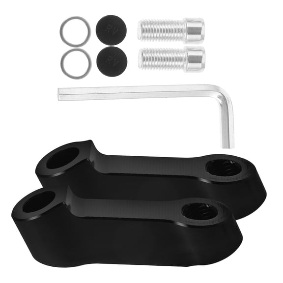 OUNONA 1 Set Motorcycle Rearview Mirror Mount Risers Motorcycle Mounting Brackets Rearview Mirror Extender