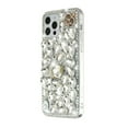 thumbnail image 4 of For iPhone 14 PRO MAX Case Full Diamond Bling Cover with Faux Jewel Ornaments, 4 of 5
