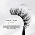 thumbnail image 3 of Pestañas postizas Lilly Lashes 3D Miami Flare, tira de visón sintético, 3 of 7