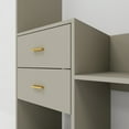 thumbnail image 5 of Sophshelter Free-Standing Walk-In Closet: Closet System 4 Drawers Shelves 2 Hanging Rods for Closet Organizers and Storage System Closet Racks and Shelving Closet Kit Grey 63"W x 15.7"D x 70.8"H, 5 of 6