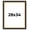 Bridger Gold, variant on 28x34 Frame Gold Plein Aire Solid Wood Picture Frame Width 2 Inches | Interior Frame Depth 0.5