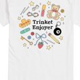 thumbnail image 3 of Instant Message - Trinket Enjoyer Short Sleeve Graphic T-Shirt, 3 of 6