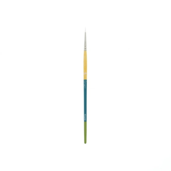 Princeton Brush Snap Short Handle White Nylon Taklon Brush, Round, 2/0