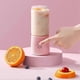 thumbnail image 4 of 380ML Wireless Mini Juicer Fruit Juicer for Fruit and Vegetables Juicer Machine,pink, 4 of 5