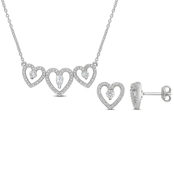 Everly Women's Topaz Sterling Silver Jewelry Set