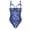 Blue, variant on Women's Lingerie Bow Hollow Out Spaghetti Strap Crotch Thong Lace Lingerie for Women
