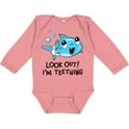 thumbnail image 3 of Inktastic Look out I'm teething- cute shark Boys or Girls Long Sleeve Baby Bodysuit, 3 of 5