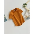 thumbnail image 3 of GXFC Toddler Baby Boys T-Shirt Kids Boys Short Sleeve Solid Shirt Children Boys Summer Casual Tops with Pocket 6M-4T, 3 of 8