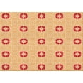 thumbnail image 1 of Ahgly Company Indoor Rectangle Patterned Neon Orange Area Rugs, 8' x 10', 1 of 6