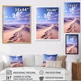 thumbnail image 4 of Designart "Egypt Sahara Dreams horizon I" Egypt Floater Framed Wall Art Print, 4 of 7