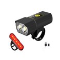 thumbnail image 1 of Greeniant Faro de bicicleta, componente de manillar, accesorios de iluminación de seguridad, recargable por USB, linterna para bicicletas, accesorio de Ciclismo Tipo 5 Greeniant OD026721-05, 1 of 6