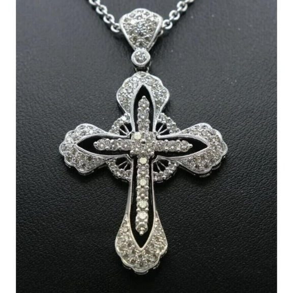 Luxe Exquisite Filigree 925 Sterling Silver 14K Rose Gold Plated CZ Diamond & Pink Sapphire Gemstone Pendant Necklace For Women