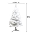 thumbnail image 2 of Artificial Simple Christmas Tree,Xmas Supplies Home Decor,White, 2 of 6