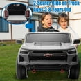 thumbnail image 2 of FINITO 24 Volt Ride on Toy with Parental Remote, 4WD Battery Powered Electric 4 Wheels for Toddlers, Kids Ride on UTV Truck Kids Cars to Drive with Bluetooth LED Lights, Gray, 2 of 7