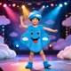 thumbnail image 2 of Disfraz de fiesta adorable y cómodo para actuaciones infantiles en festivales. Nube para adultos, 2 of 4