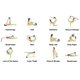 thumbnail image 2 of Estiramientos de piernas y pies de yoga, camillas de pantorrillas y pies, camillas de fascia y camillas de fascitis plantar para fascitis plantar., 2 of 5
