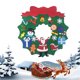 thumbnail image 4 of Guirnalda navideña de fieltro para colgar en la pared, adorno navideño, juguete para niños, regalo de Año Nuevo, colgante para árbol de Navidad, decoración, suministros para fiestas, 4 of 4