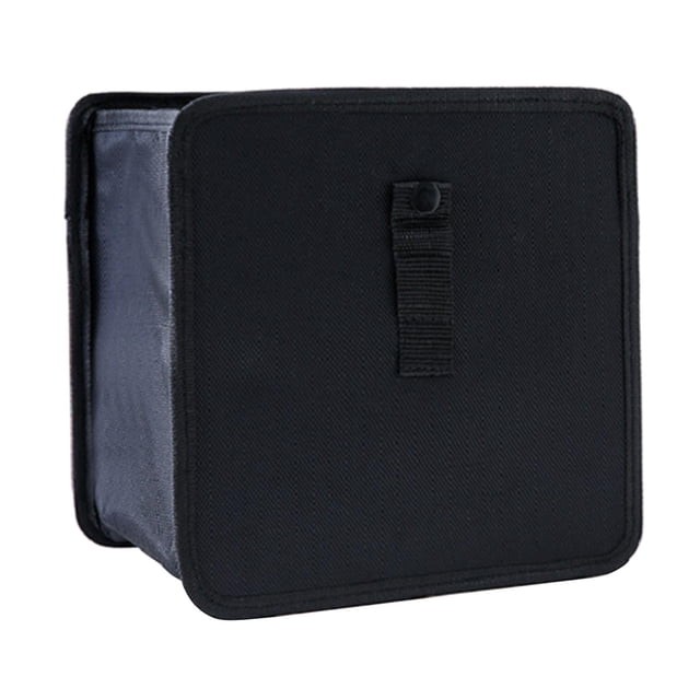 Compartimentos ajustables plegables para el automóvil Organizador de asientos Almacenamiento para accesorios delanteros de la Negro