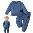thumbnail image 5 of mgoYE Toddler Boy Clothes Sweatshirt 2 Piece Outfit Set Fall Winter Clothes, 5 of 9