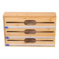 thumbnail image 1 of Foil And Plastic Wrap Organizer, Plastic Wrap Dispenser With Cutter, Plastic Wrap, Aluminum Foil, W, 1 of 5