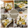 thumbnail image 6 of Yellow Gnomes Large Tapestry for Bedroom Wall Hanging Tapestry, Sunflower Floral Bee Vintage Ceiling Backdrop Tapestries Poster Blanket Wall Decor for Teens Room Living Room Dorm 100" x 59", 6 of 8
