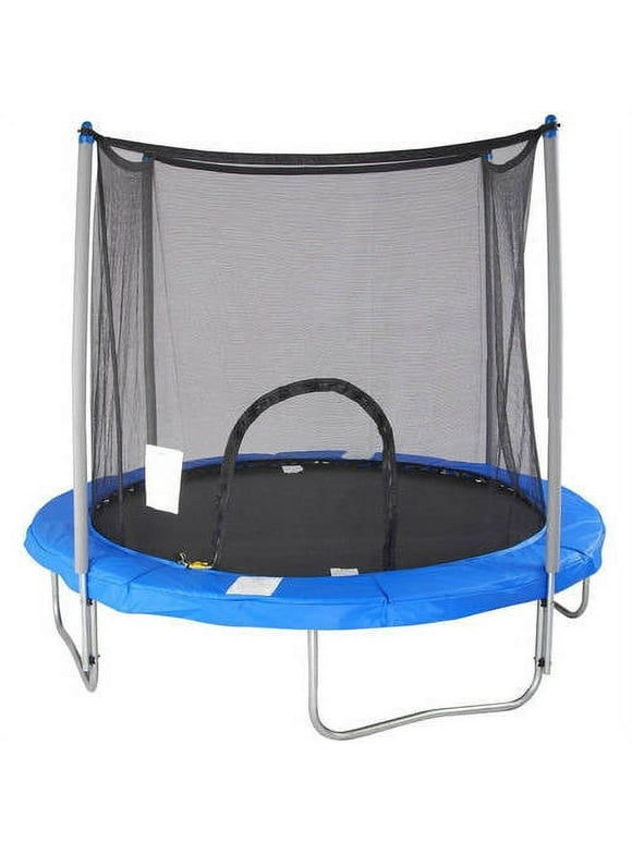 Airzone 8' Trampoline, with Safety Enclosure, Blue