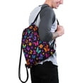 thumbnail image 2 of 13.5 x 16.5 Inch Waterproof Drawstring Backpack with Shoe Compartment – Lightweight Dry Wet Separation Gym Bag for Men Women & Teens, 2 of 5