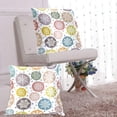 thumbnail image 6 of GZHJMY Pack of 2 Velvet Throw Pillow Covers Christmas Colorful Snowflake Decorative Square Throw Pillow Cases&nbsp;16x16 Inch Soft Solid Cushion Cover Case for Sofa Couch Bed Bedroom Car Home Decor, 6 of 6