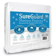 SureGuard King Size Mattress Protector - 100% Waterproof, Hypoallergenic - Premium Fitted Cotton Terry Cover