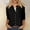 Womens Black Draped Button Down Sweatshirts, variant on Light Jackets for Women Open Front Cardigan 3/4 Sleeve Draped Button Down Soft Sweatshirts Coat Classy Fall Fashion Red 6