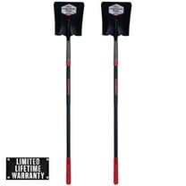PowerEdge 48.75 in. Fiberglass Handle Square Point Shovel (Pack of 2)