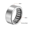 thumbnail image 3 of Uxcell Needle Roller Bearings, Drawn Cup Open End SCE168, 3 of 5