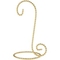 Bard's Small Twisted Gold-toned Ornament Stand, 5.5" H x 3" W x 3.5" D, Pack of 12