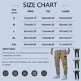 thumbnail image 3 of LWavelet Mens Slim Fit Cargo Pants Elastic Waist Multi Pocket Outdoor Casual Pants Black L, 3 of 4