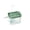 🍒 Green_New#196, variant on Automatic Circulating Water Bird Shower Bath Box with Filter Screen, Transparent Observation Window, Shallow Safe Tub for Small Birds and Parrots, Green and White