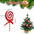 thumbnail image 2 of NOGIS 12Pcs Christmas Candy Cane Plastic Candy Decorations Peppermint Ornaments for Christmas Tree Candy Lollipop Craft Decor for Xmas Home Party Supplies (Purple), 2 of 6