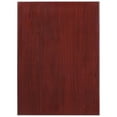 thumbnail image 1 of Flash Furniture 30" x 42" Rectangular High-Gloss Mahogany Resin Table Top with 2" Thick Edge, 1 of 3