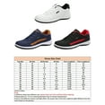 thumbnail image 2 of Ferndule Men Walking Shoes Lace Up Sneakers Workout Fitness Running Shoe Comfort Breathable Fashion Sneaker Mens Low Top Round Toe Blue 8, 2 of 5
