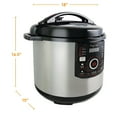 thumbnail image 5 of Megachef 12-Quart Digital Pressure Cooker, 17" x 15", 5 of 8