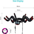 thumbnail image 2 of Halloween Party Spider Game Ring Toss Game with Rings Inflatable Spider Hat (1 Inflatable Spider, 8 Rings) for Kids Home Garden, 2 of 5