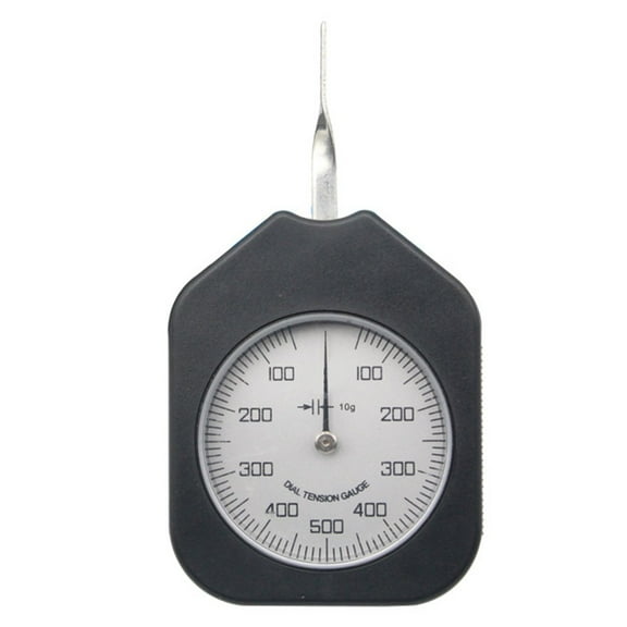 Single Pointer Dial Tensiometer Tension Gauge Meter Force Measuring 500G